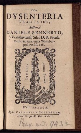 De Dysenteria Tractatus