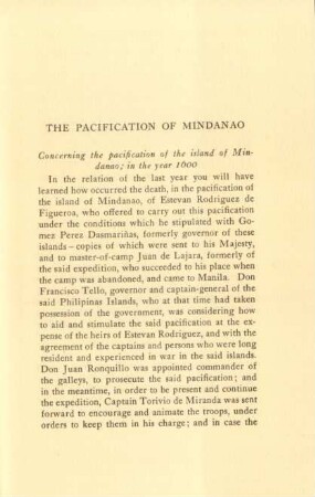 The pacification of Mindanao