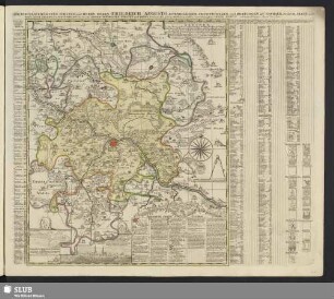 Accurate Geographische Delineation Der Dioeces Und Des Ammtes Dresden, mit allen ihren und denen angraentzenden Staedten, Flecken und Dorffschafften …