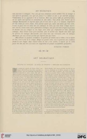 7: Art dramatique, [3] : Théatre du gymnase: le Duel de Pierrot; théatre de campagne