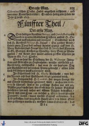Fünffter Theil.