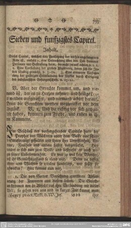 Sieben und funfzigstes Capitel