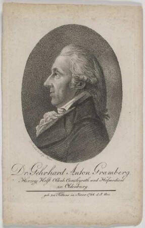 Bildnis Gerhard Anton Gramberg