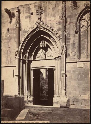 Kathedrale Santa Creu und Santa Eulàlia, Barcelona: Portal der Santa Eulalia