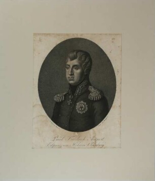"Paul Friedrich August von Holstein-Oldenburg als Erbprinz"