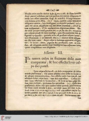 Assertio III