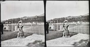 Aix-les-Bains. Louise Mayer an der Pferderennbahn von Marlioz