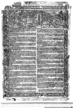 Lied von allen geschichten von disem iar : Mit Practica zum Jahr 1500
