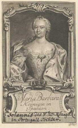 Bildnis von Maria Barbara, Königin von Spanien