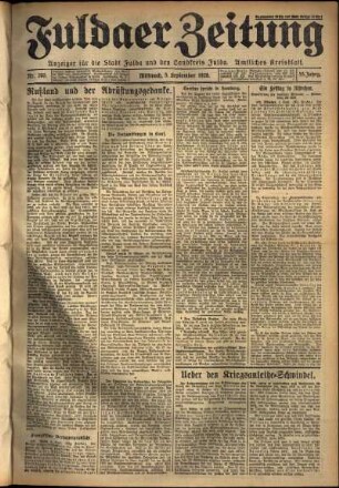 Ausgabe vom Mittwoch, den 05. September 1928.