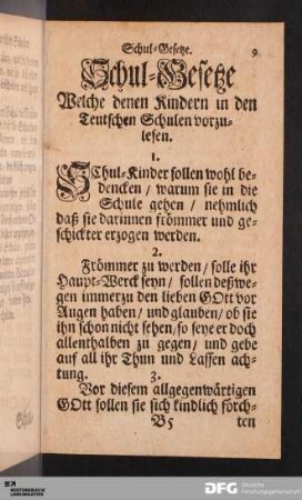 Schul-Gesetze