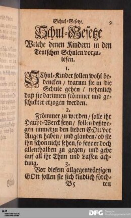 Schul-Gesetze