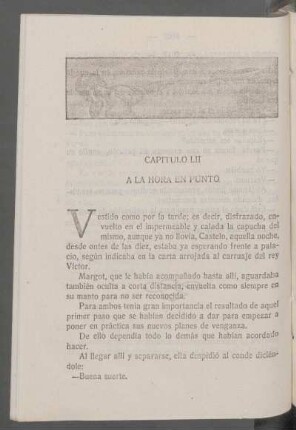 Capítulo LII - A la hora en punto