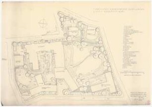 Städtisches Krankenhaus, Gevelsberg: Pflanzplan 1:200