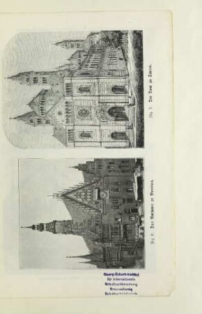 Fig. 6. Das Rathaus zu Breslau. Fig. 7. Der Dom zu Speier