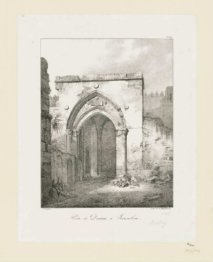 Porte de Damas à Jerusalem