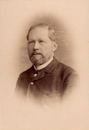 Die Mitglieder des Stadtrats der Residenzstadt Karlsruhe. Hoyer, August. Stadtrat 1878 - 1894