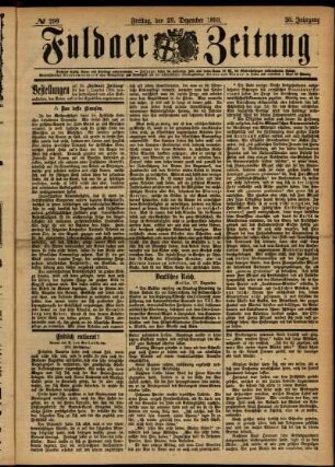 Ausgabe vom Freitag, den 29. Dezember 1893.