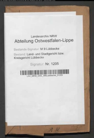 Erblasser: Rüter, Christine Wilhelmine, geb. Gildehaus: