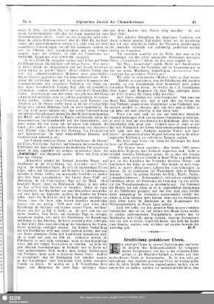 Ermittlung gestohlener Uhren