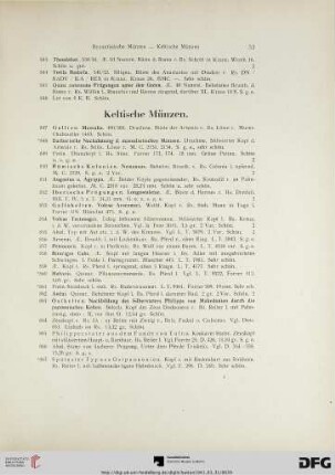 Keltische Münzen (Nr. 847-870)