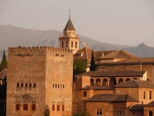 Alhambra, Blick vom Altstadtviertel Albaicin