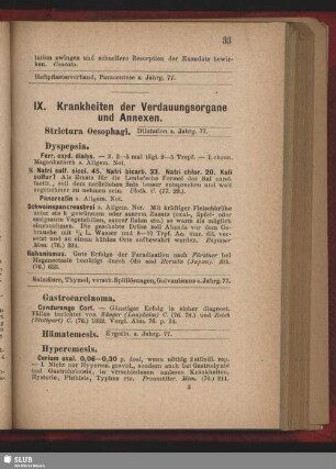 IX. Krankheiten der Verdauungsorgane und Annexen