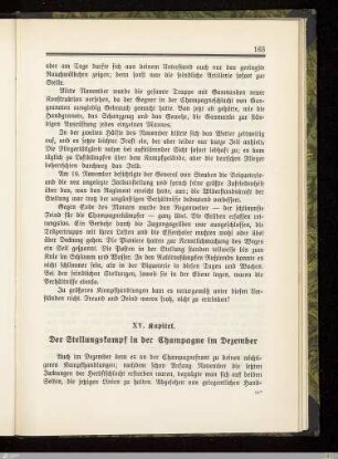 Der Stellungskampf in der Champagne im Dezember