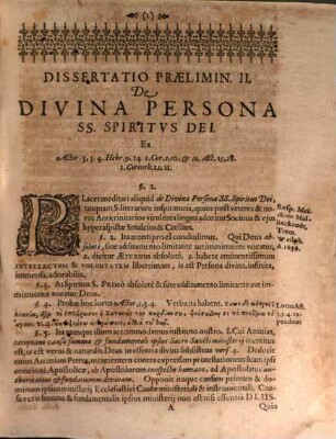 Joh. Georgii Dorschei ... sylloges vindiciarum et animadversionum ad Rob. Bellarmini Cardinalis in quatuor Tomis Controversiarum factas allegationes ex Exodi Mosaicae capp. 1 - 4 in academia Argenteratensi propositarum partes duae : cum dissertationibus praeliminaribus duabus, de autoritate Scripturae et ecclesiae atque divina Spiritus Sancti persona