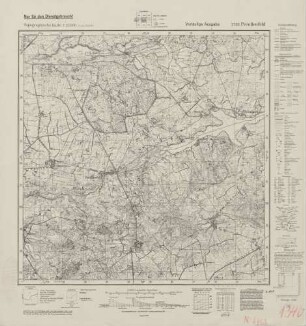 2768 Preußenfeld, Topographische Karte 1:25000 (4cm - Karte)