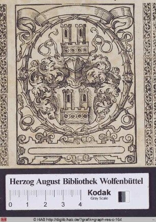 Wappendarstellung mit Türmen.
