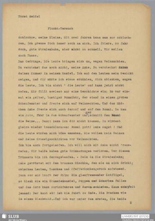 Flucht-Versuch