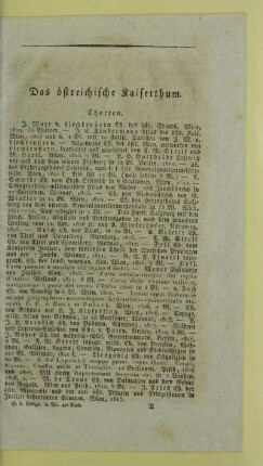 Das oestreichische Kaiserthum