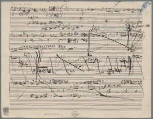Sinfonie Nr. 4 . Skizzen - BSB Mus.ms. 22732