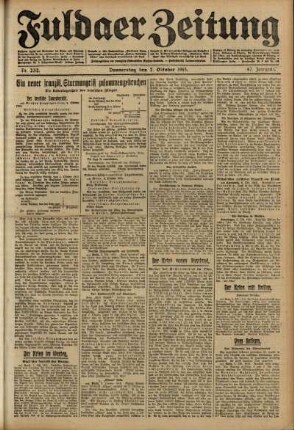 Ausgabe vom Donnerstag, den 07. Oktober 1915.
