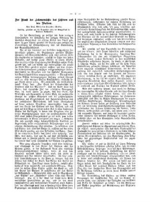 Der Bund der Lebensmächte des Schönen und des Wahren