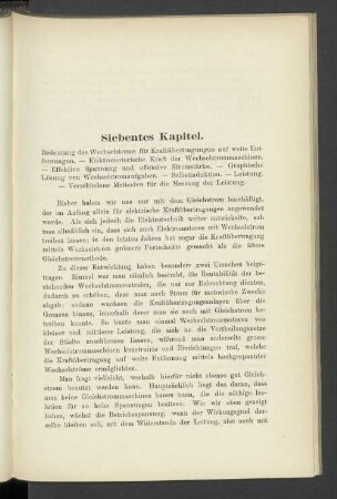 Siebentes Kapitel.