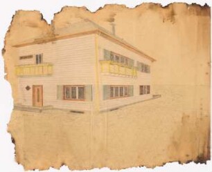 Einfamilienhaus Chile Holz: Perspektivische Ansicht
