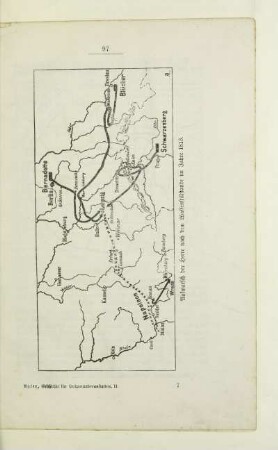 Aufmarsch der Heere nach dem Waffenstillstande im Jahre 1813