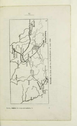 Aufmarsch der Heere nach dem Waffenstillstande im Jahre 1813