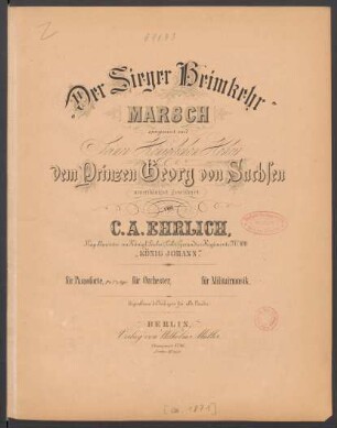 "Der Sieger Heimkehr" : Marsch