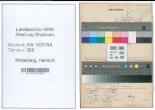 Entnazifizierung Heinrich Wittenberg , geb. 03.06.1914 (Ingenieur)