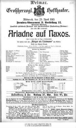 Ariadne auf Naxos
