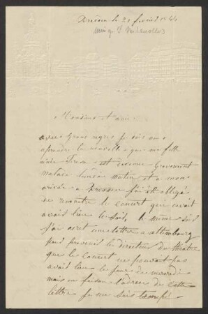 Brief an Friedrich Hofmeister : 21.02.1844