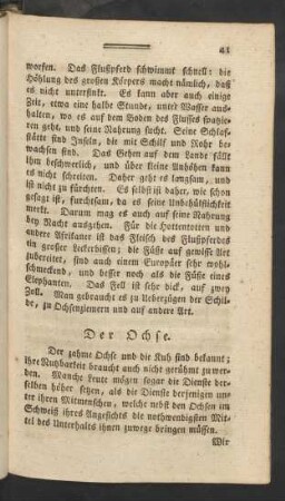 Der Ochse