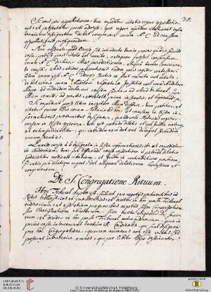 De S. Congregatione Rituum