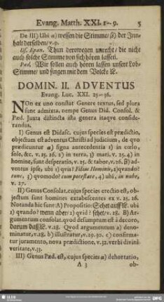 Domin. II. Adventus Evang. Luc. XXI. 25-36