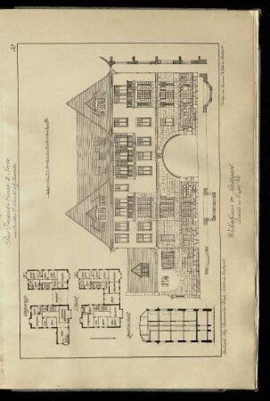 Wohnhaus in Stuttgart. Details zu Tafel 49.