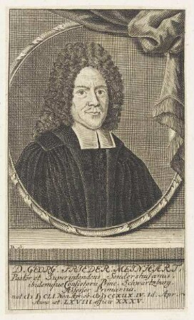 Bildnis des Georg Frieder. Meinhart