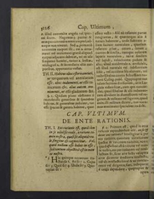 Cap. ulitmum. De ente rationis.